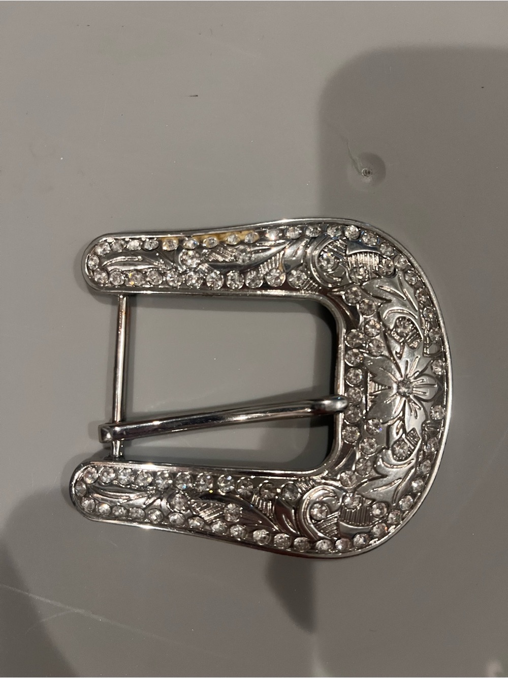 Rhinestone Western Belt Buckle